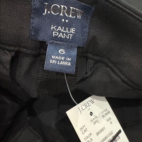 NWT J. Crew Factory Kallie straight-leg pant in black - Picture 11 of 11